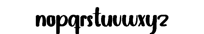 Belive Font LOWERCASE