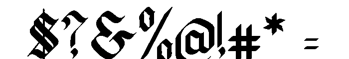 Bellanork Regular Font OTHER CHARS