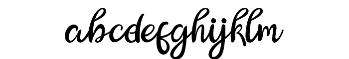 Bellasya Font LOWERCASE