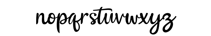 Bellasya Font LOWERCASE