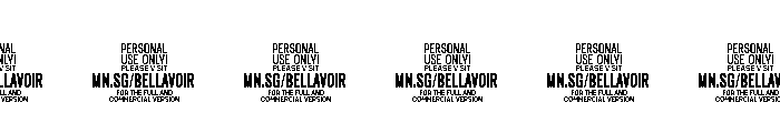 Bellavoir Serif PERSONAL USE Regular Font OTHER CHARS