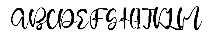 Belle Parker Font UPPERCASE