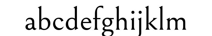 Bellefair Regular Font LOWERCASE