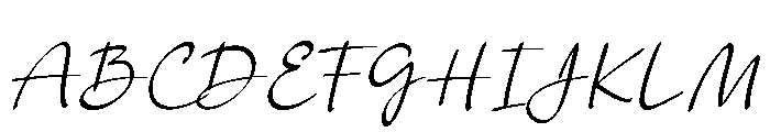Bellina Free Regular Font UPPERCASE