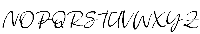 Bellina Free Regular Font UPPERCASE