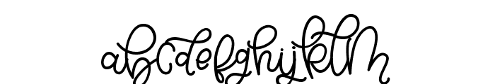 Bellinda Script Font LOWERCASE