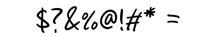Belline Agatha Font OTHER CHARS
