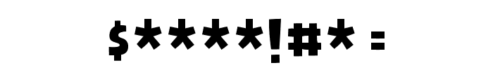 Belly Snack DEMO Regular Font OTHER CHARS