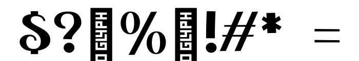 Belmist Regular Font OTHER CHARS