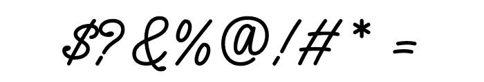 Beloved Botanical Script Demo R Font OTHER CHARS