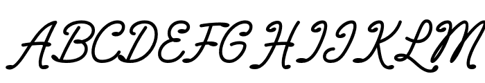 Beloved Botanical Script Demo R Font UPPERCASE