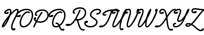 Beloved Botanical Script Demo R Font UPPERCASE