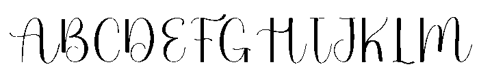 Beloved Wedding Font UPPERCASE