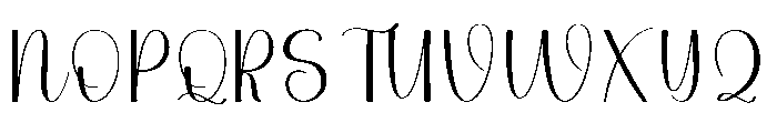 Beloved Wedding Font UPPERCASE
