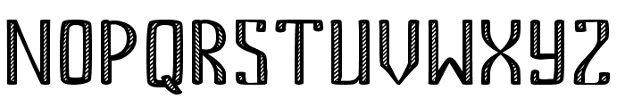 Bemount Line Font UPPERCASE
