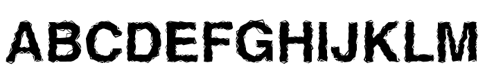 Ben Hard Life(RUS BY LYAJKA) Bold Font UPPERCASE