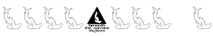 Beneath the Surface Dingbats Font OTHER CHARS