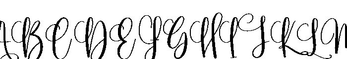 Beneficial Font UPPERCASE