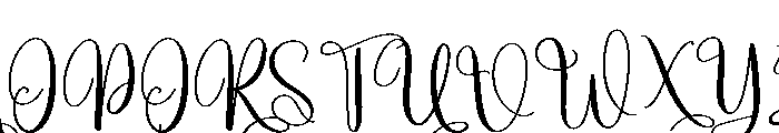 Beneficial Font UPPERCASE