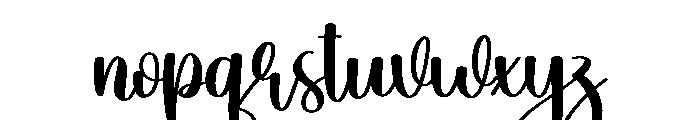 Beneficial Font LOWERCASE