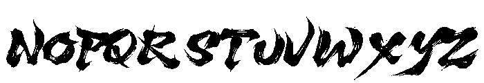 Benitsuki Demo Regular Font UPPERCASE