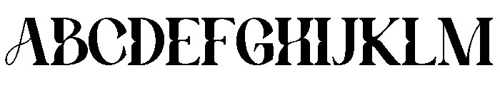 Benogi Regular Font UPPERCASE