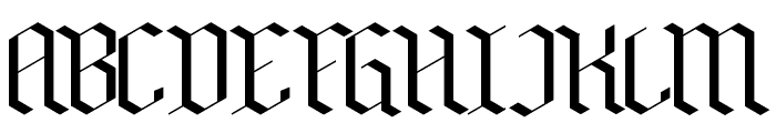 Bensch Gothic Font UPPERCASE