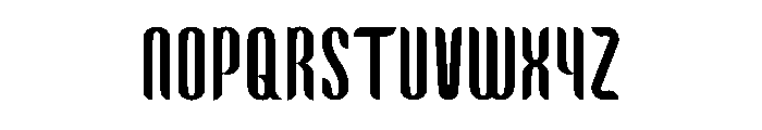 Bent-Knives Font UPPERCASE