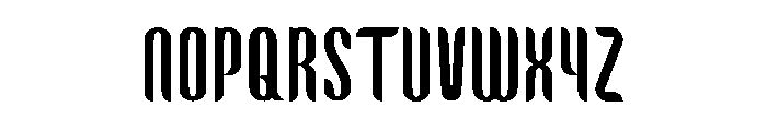 Bent-Knives Font LOWERCASE