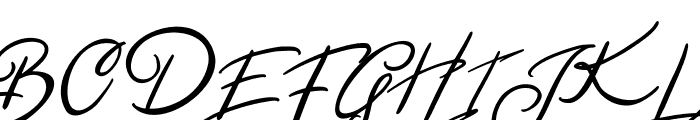 Bentley FREE Font UPPERCASE