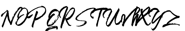 Bentoll-Italic Font UPPERCASE