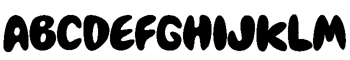 Benubu Font UPPERCASE