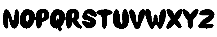 Benubu Font UPPERCASE