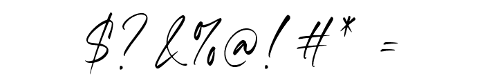 Benyamin Signature Font OTHER CHARS