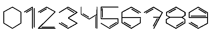 Benzeno Font OTHER CHARS