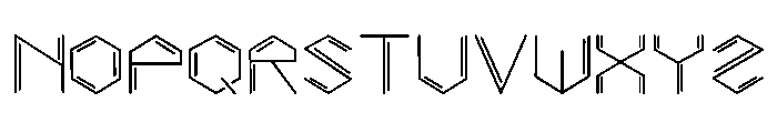Benzeno Font UPPERCASE