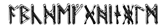 Beowulf Runic Font UPPERCASE