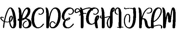 Bepaint Font UPPERCASE