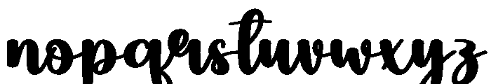 Bepaint Font LOWERCASE