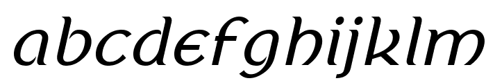 Berenika Oblique Font LOWERCASE