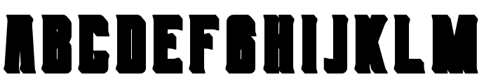Berg Extrude Font LOWERCASE