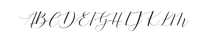Bergamote Font UPPERCASE