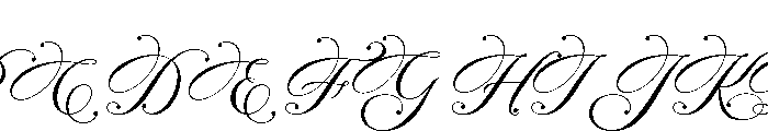 Bergstena Decorated PERSONAL USE Regular Font UPPERCASE
