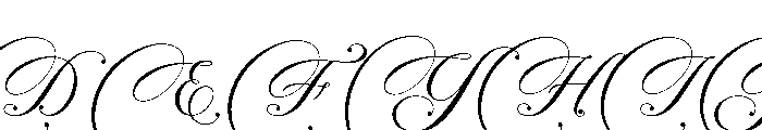 Bergstena Swashed PERSONAL USE Regular Font UPPERCASE