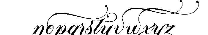 Bergstena Swashed PERSONAL USE Regular Font LOWERCASE