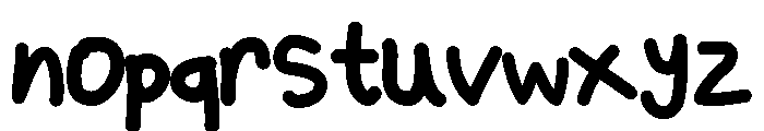 Beriberu Sweetie Normal Font LOWERCASE