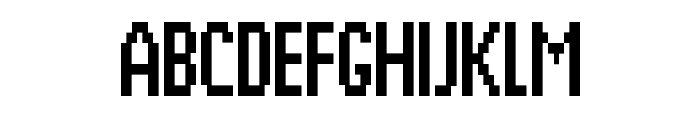 Berkelium II DHR Font UPPERCASE