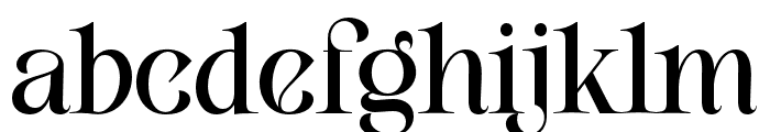 BerlianaLovely-Regular Font LOWERCASE