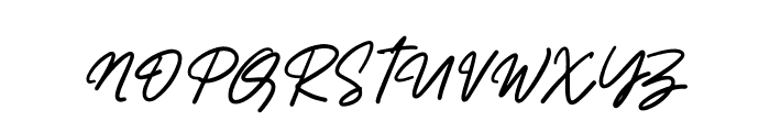 BerlinaSignature Font UPPERCASE