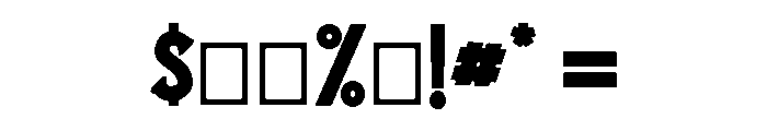 Berlingsdemo Font OTHER CHARS